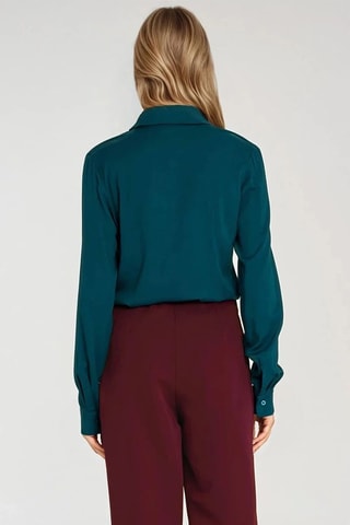 Chemisier slim - Vert émeraude