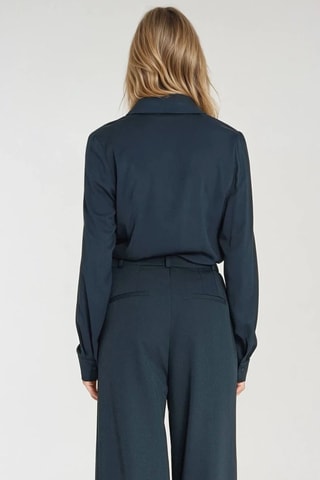 Chemisier slim - Bleu marine