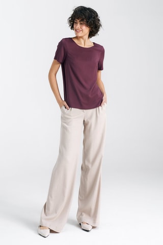 Blouse relaxed - Bordeaux