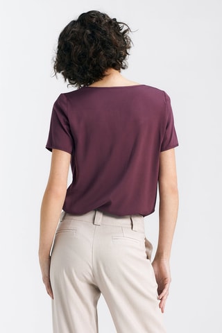 Blouse relaxed - Bordeaux