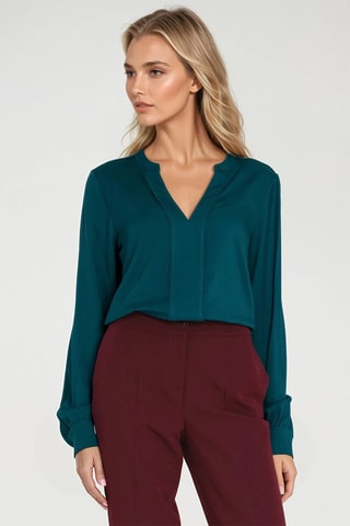 Blouse regular - Vert émeraude