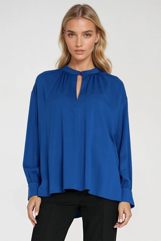 Blouse oversize - Bleu