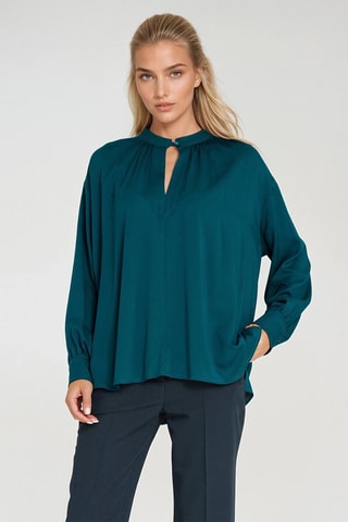 Blouse oversize - Vert émeraude