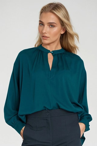 Blouse oversize - Vert émeraude
