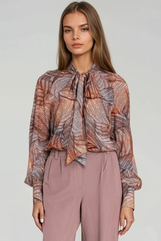 Blouse regular - Marron