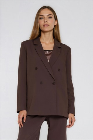 Blazer regular - Marron