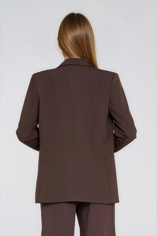 Blazer regular - Marron