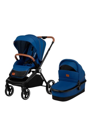 Poussette duo + accessoires Mika - Bleu marine