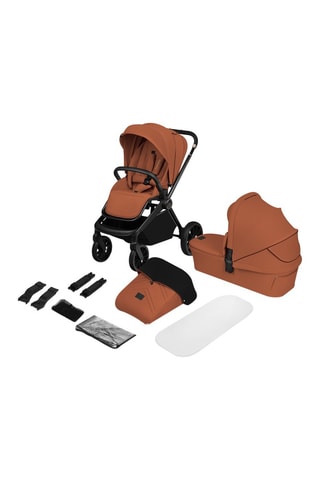 Poussette multifonction 2-en-1 Mika Plus - Marron - De la naissance à 4 ans