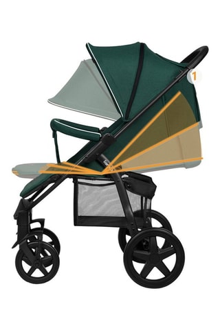 Poussette + accessoires Annet Plus - Vert