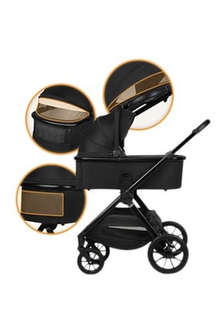 Poussette multifonction 3-en-1 Layla - Noir - De 6 mois à 4 ans  - Jusqu'à 22 kg