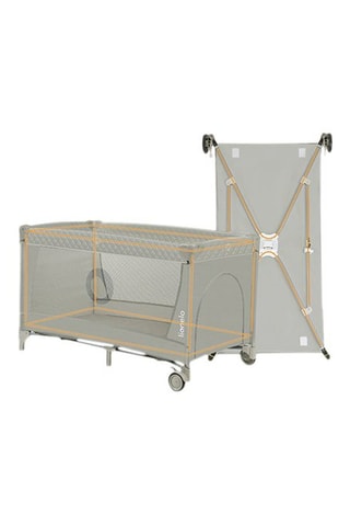 Lettino da viaggio 2-in-1 Flower - Dalla nascita - Fino a 15 kg