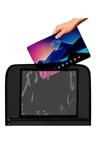 Organisateur de siège en cuir écologique - Noir