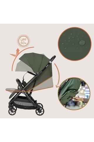 Poussette - Vert - De 6 à 48 mois - Jusqu'à 22 kg