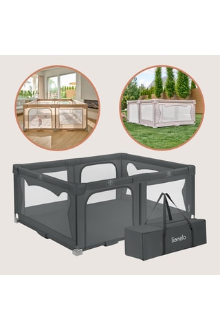 Espace de jeux pour enfants - Gris - 151 x 185 x 76,5  cm - Dès la naissance