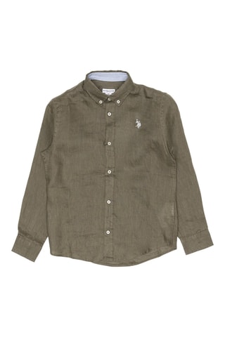 Camisa de lino - Caqui