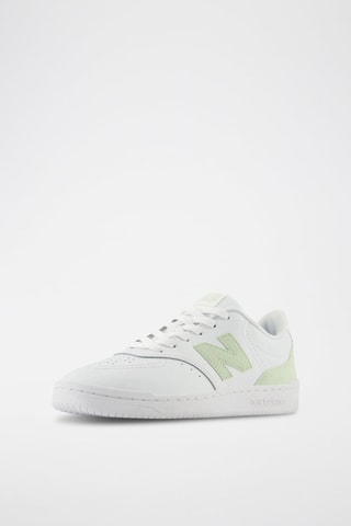 Baskets en nubuck Optic - Blanc et vert clair