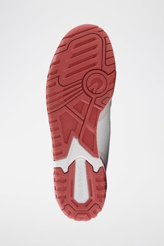 Sneakers en cuir 550 - Blanc et rouge