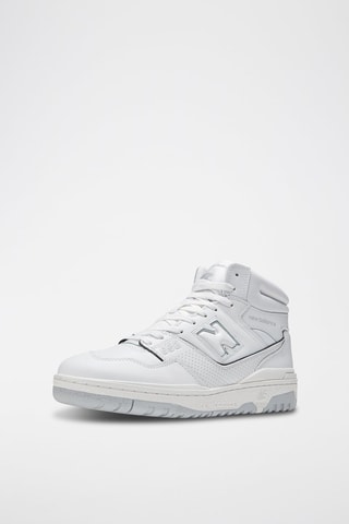 Baskets montantes en cuir 650 - Blanc