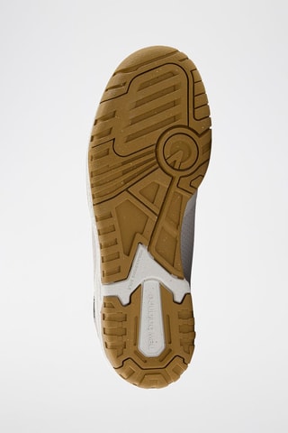 Baskets en cuir 550 - Gris et noir