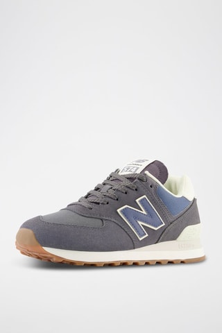 Baskets en cuir 574 - Gris