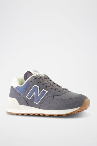 Baskets en cuir 574 - Gris