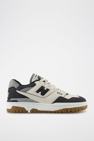 Baskets en nubuck 550 Lifestyle - Blanc et noir