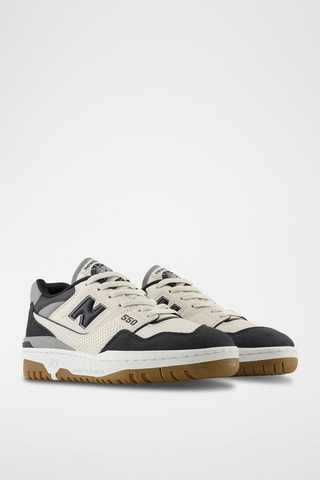 Baskets en nubuck 550 Lifestyle - Blanc et noir