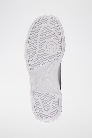 Baskets en cuir W80 - Blanc et argenté