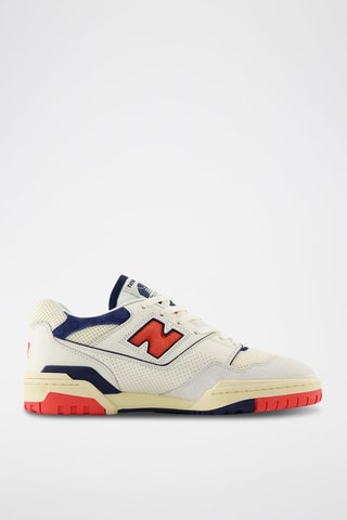 Baskets en cuir 550 - Blanc et bleu