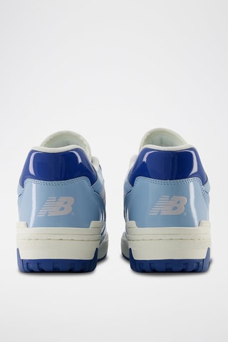 Baskets en cuir verni 550 - Bleu