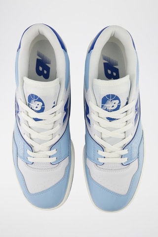 Baskets en cuir verni 550 - Bleu