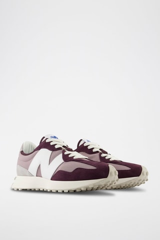 Baskets en nubuck 327 - Bordeaux