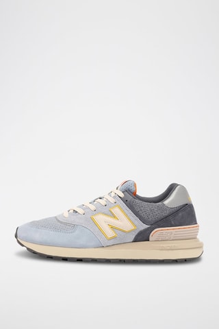 Baskets en cuir 574 - Bleu clair