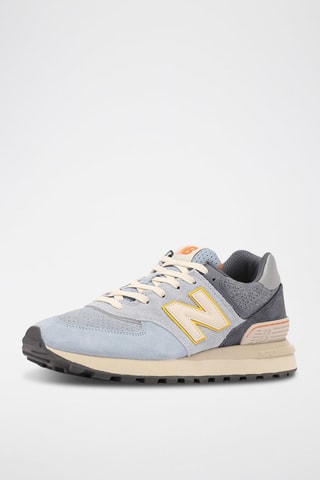 Baskets en cuir 574 - Bleu clair