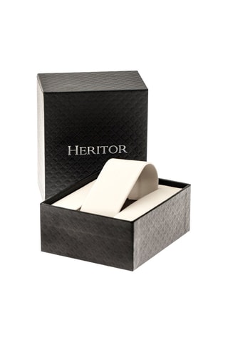 Leren Automatisch Horloge Helmsley Heritor - Chronograaf - Zwart en Goudkleurig