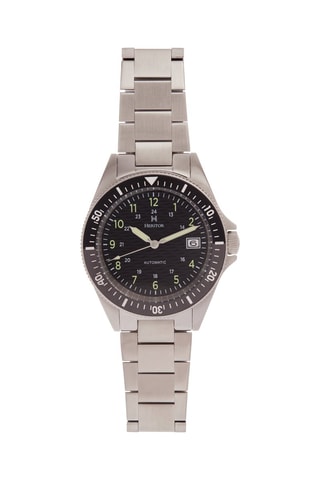 Automatisch Stalen Horloge Calder - Zilverkleurig en Zwart