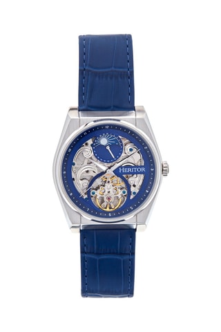 Automatisch Leren Horloge Daxton -  Blauw en Zilverkleurig