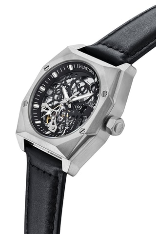 Automatisch Leren Horloge Elliot - Zwart en Zilverkleurig