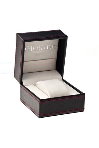 Leren Automatisch Horloge Winston - Zwart en Roségoudkleurig