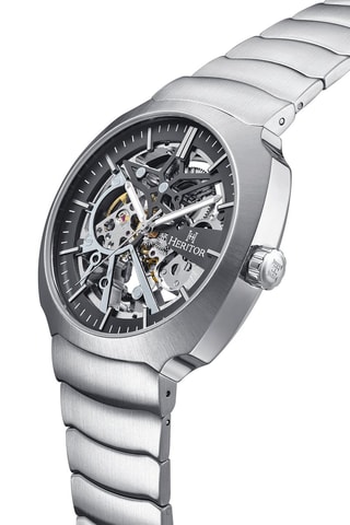 Automatisch Stalen Horloge Magnus - Zilverkleurig