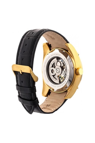 Automatisch Leren Horloge Daniels - Zwart en Goudkleurig