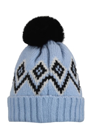 Gorro com pompom Monceau - Azul-celeste