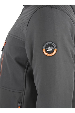 Casaco de esqui polar Softshell Cabraplus - Cinzento-escuro