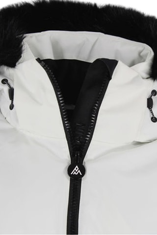 Casaco de esqui com capuz Alcone - Cru