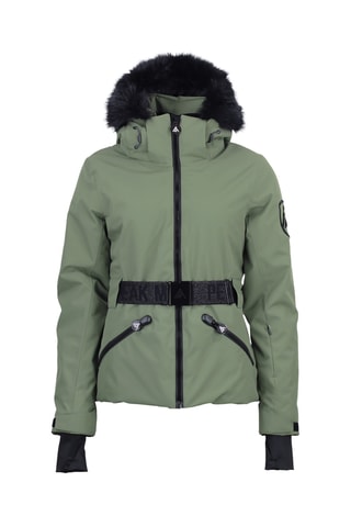 Casaco de esqui com capuz Alcone - Caqui