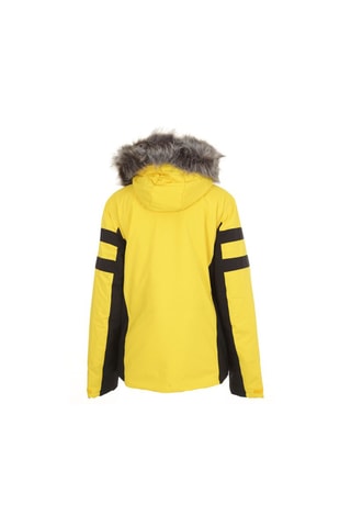 Blusão de esqui com capuz Ancelle Amarelo e preto