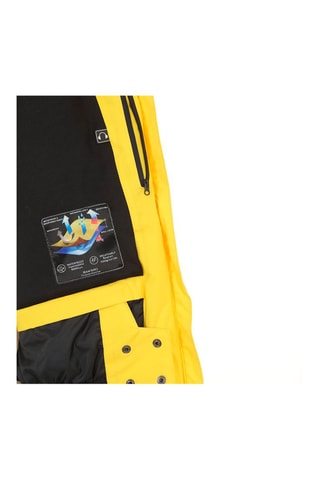 Blusão de esqui com capuz Ancelle Amarelo e preto