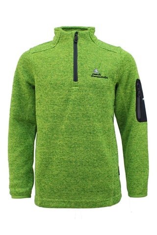 Camisola polar Ecypa Verde limão mesclado