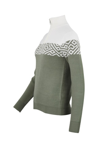 Camisola Akar - Caqui e branco